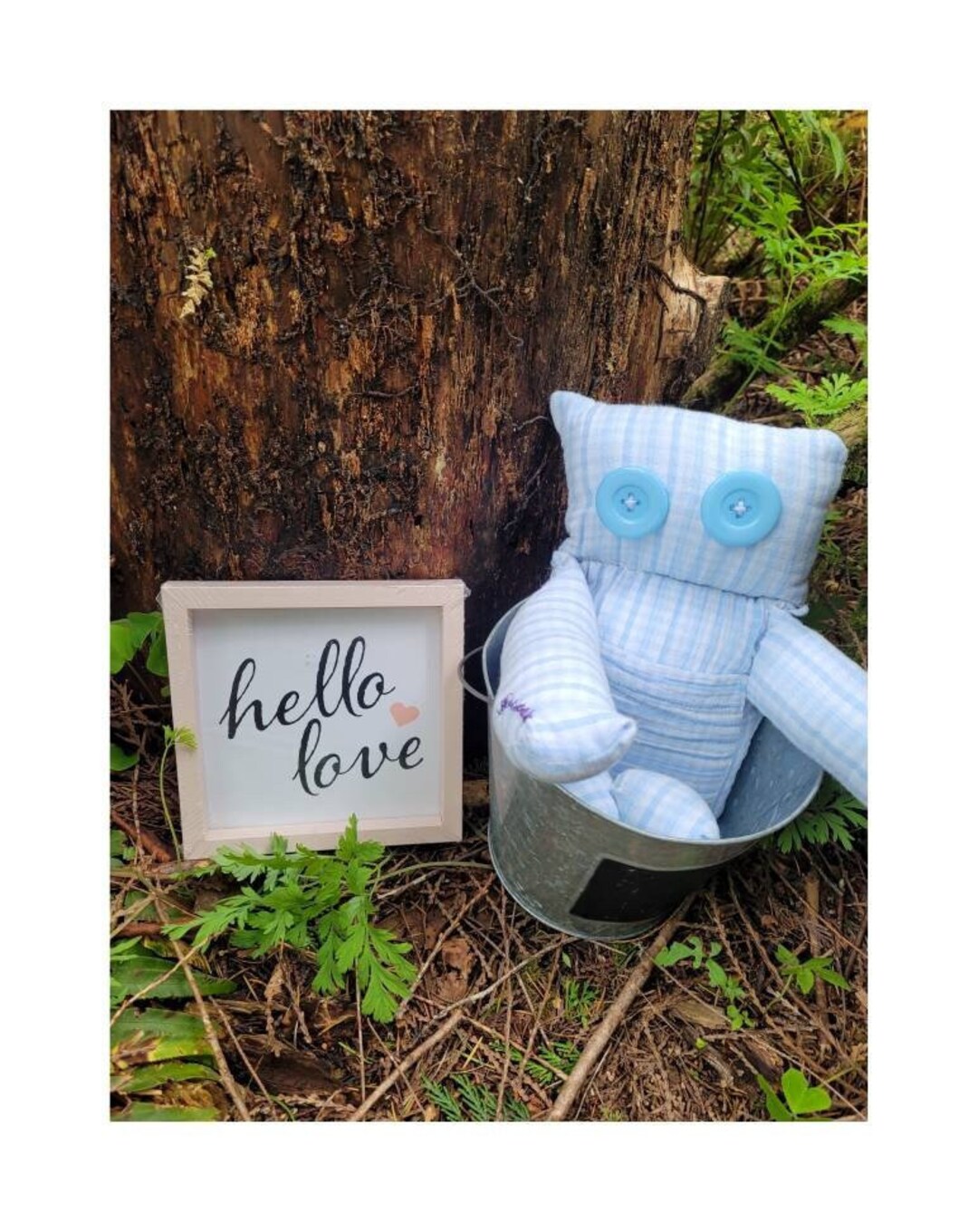 Handmade Toy Robot Stuffed Animal Rag Doll Ally Bots Upcycled Etsy