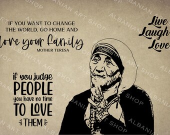 Download Mother Teresa Svg Etsy