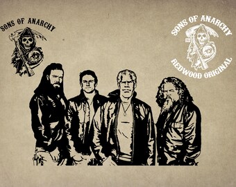 Download Sons Of Anarchy Svg Etsy