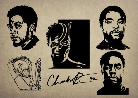 Chadwick boseman black panther hot sale shirt