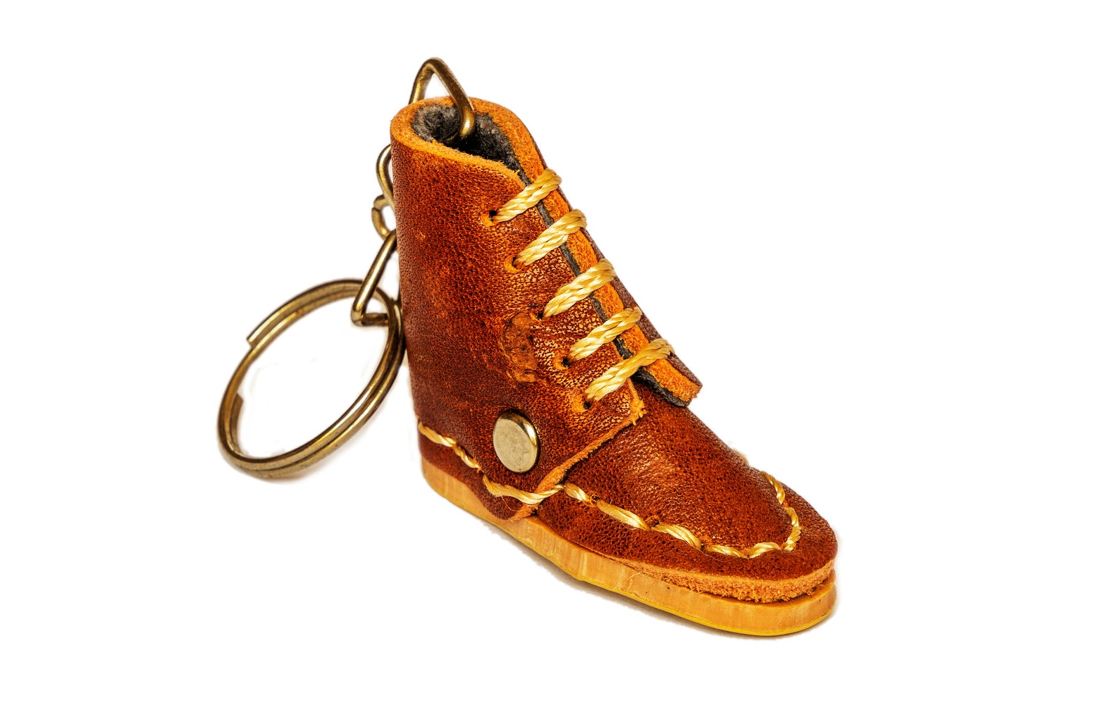 Keychain Shoes Leather Shoes Handmade Genuine Leather Keychain Etsy