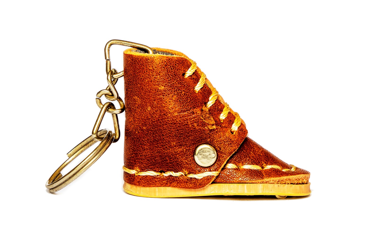 Keychain Shoes Leather Shoes Handmade Genuine Leather Keychain Etsy