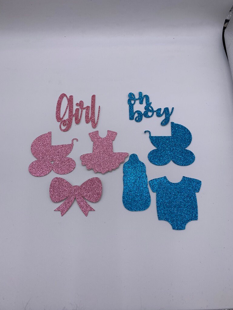 Cupcake Toppers Baby girl Baby Boy Baby Shower Party | Etsy