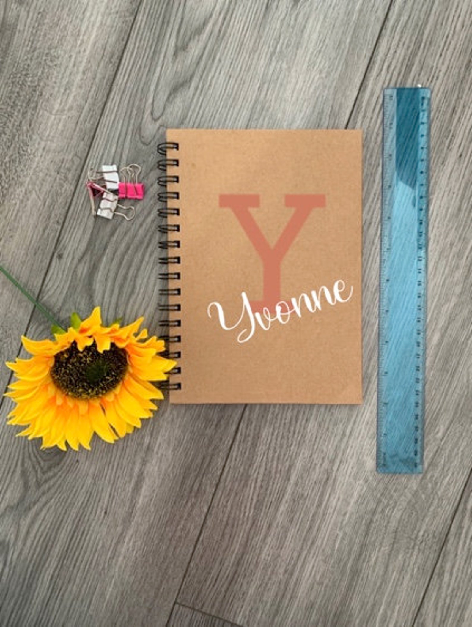 Personalised Initial NotebookName notebookNotebook Etsy