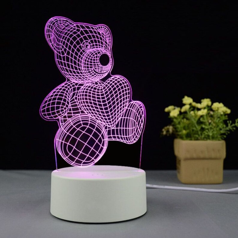 Creative 3d Visualization Lamp Etsy Creative 3d Visualization Lamp Etsy