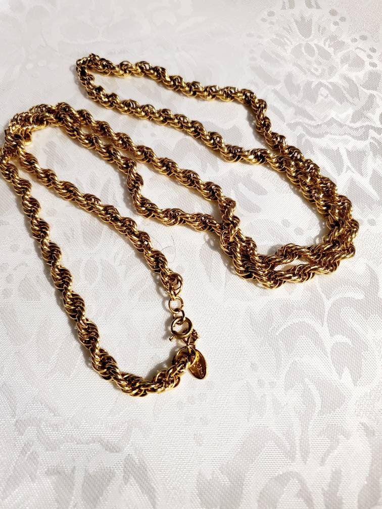 Vintage Vendome Gold Tone Prince of Wales Chain Necklace - Etsy