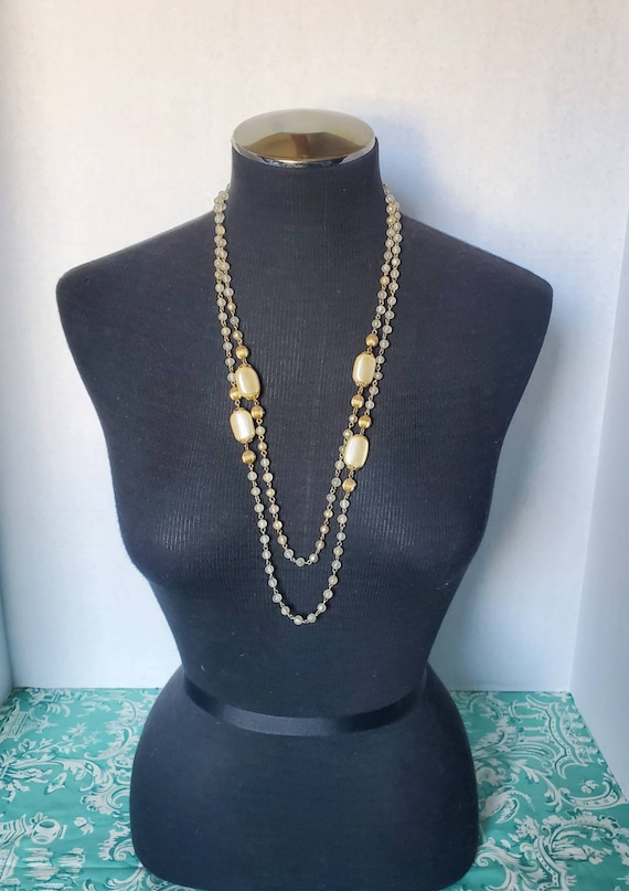 Vintage Coro Long Beaded Necklace