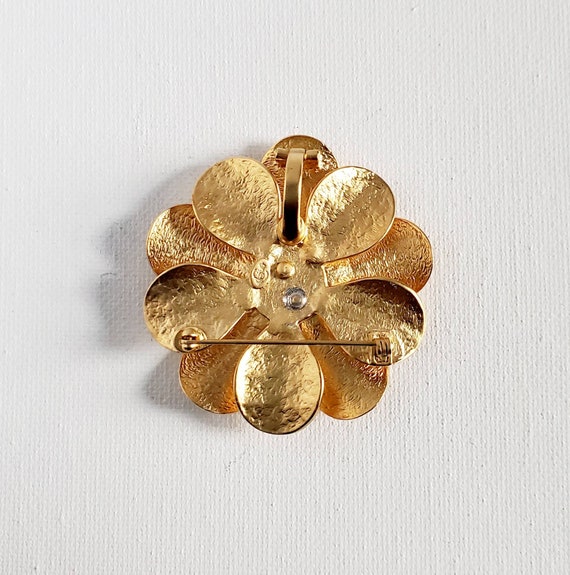 Beautiful Premier Designs Gold Tone Flower With R… - image 7