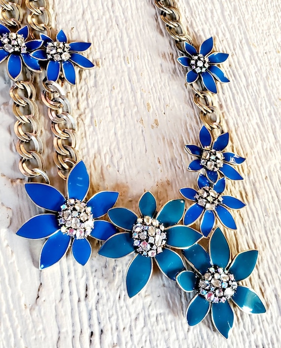 Stunning Coldwater Creek Flower Statement Necklace - Etsy