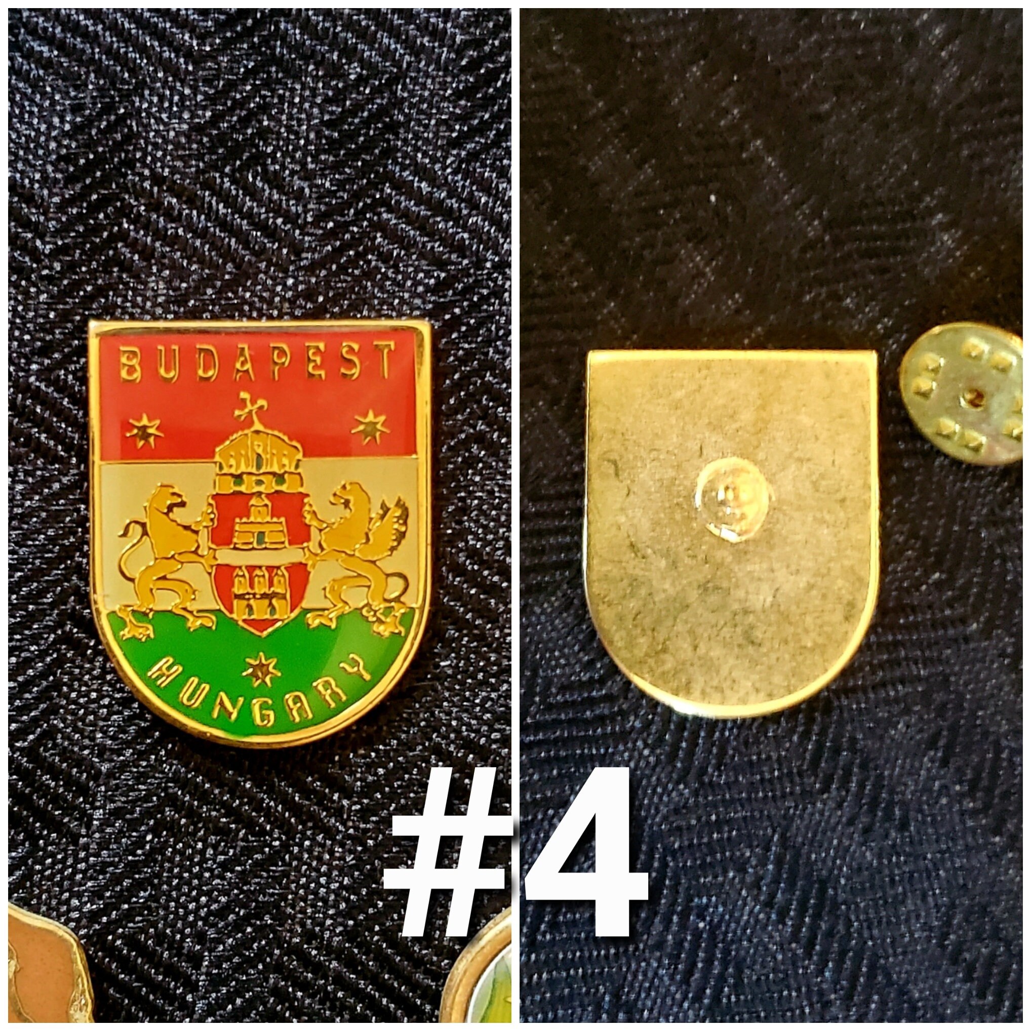 Vintage to Now Pins State City Country Destination Travel Souvenir Pins ...
