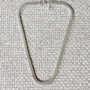 Napier Classic Heavy Herringbone Link Chain Necklace