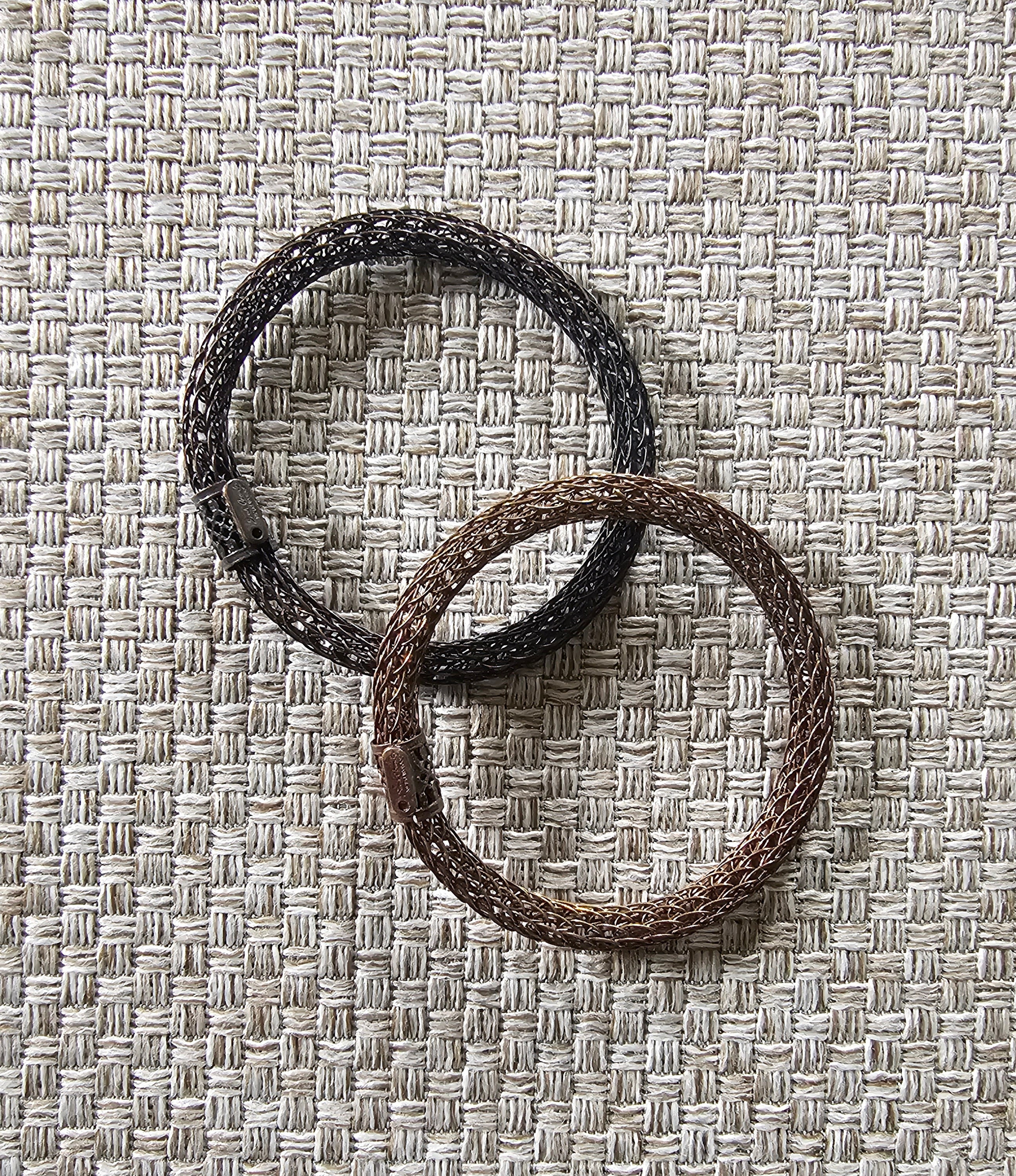 Sarah Cavender Metalworks Mesh Infiniti Knot Belt Sarah Cavender Metalworks Wavy Scallop Layered Mesh Necklace main image 2