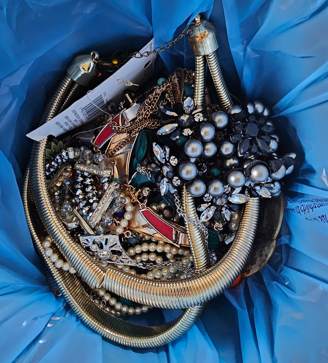 BROKEN JEWELRY Lot 9 Pounds Broken Craft Jewelry Lot Etsy