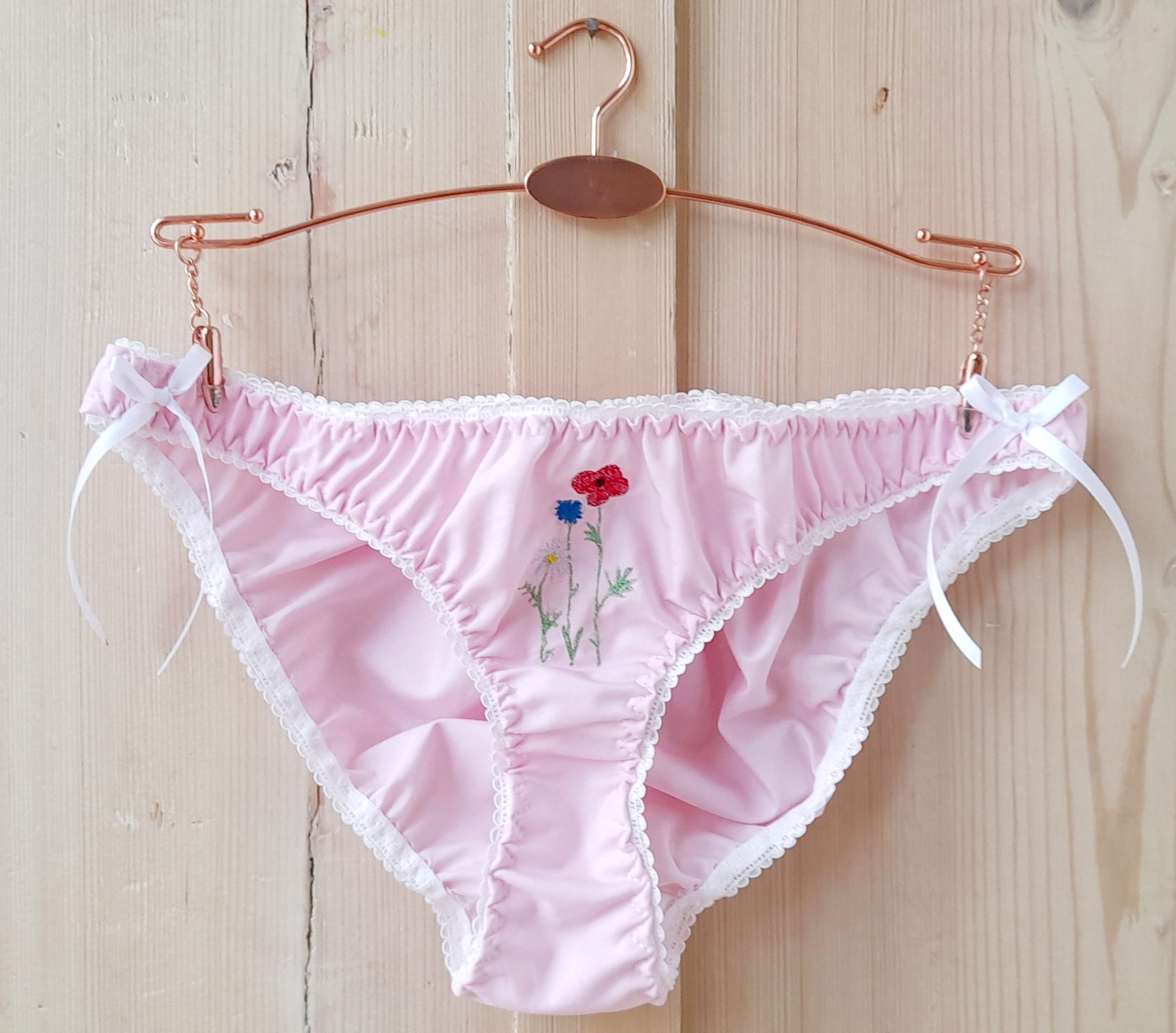 JANE Rose Linen Lingerie, Pink Linen Panties, Linen Knickers for Women,  Organic Linen Underwear, Pure Linen Intimate 