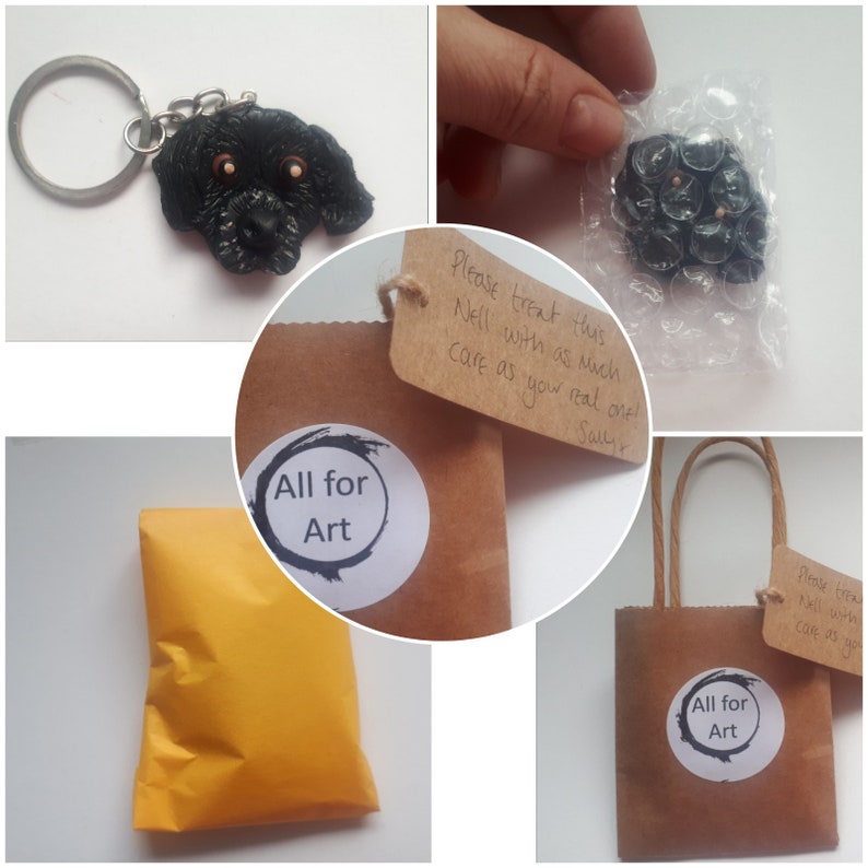 Custom Polymer Fimo Clay Pet Cat Dog Portraits. Keyrings Etsy Australia