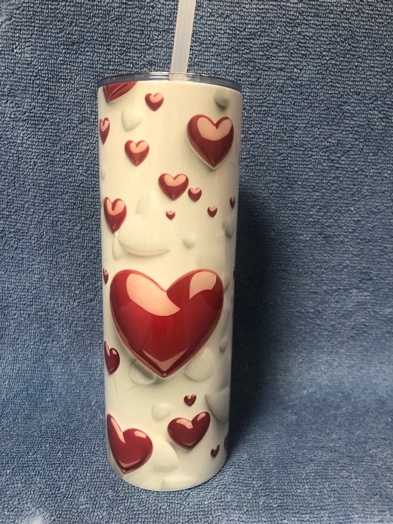‘Small Hearts Pattern’ Tumbler 20oz
