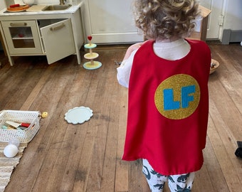 Custom Name Super Hero Cape