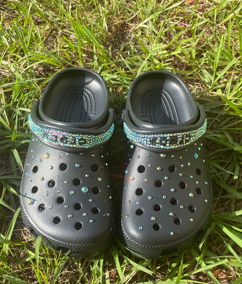  Bedazzled  Croc  Clogs Etsy