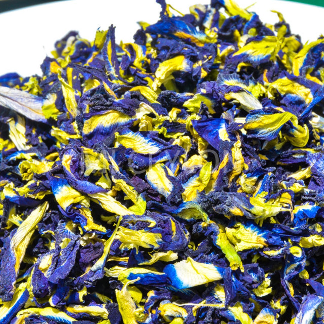Dried Butterfly Pea Flowers Etsy