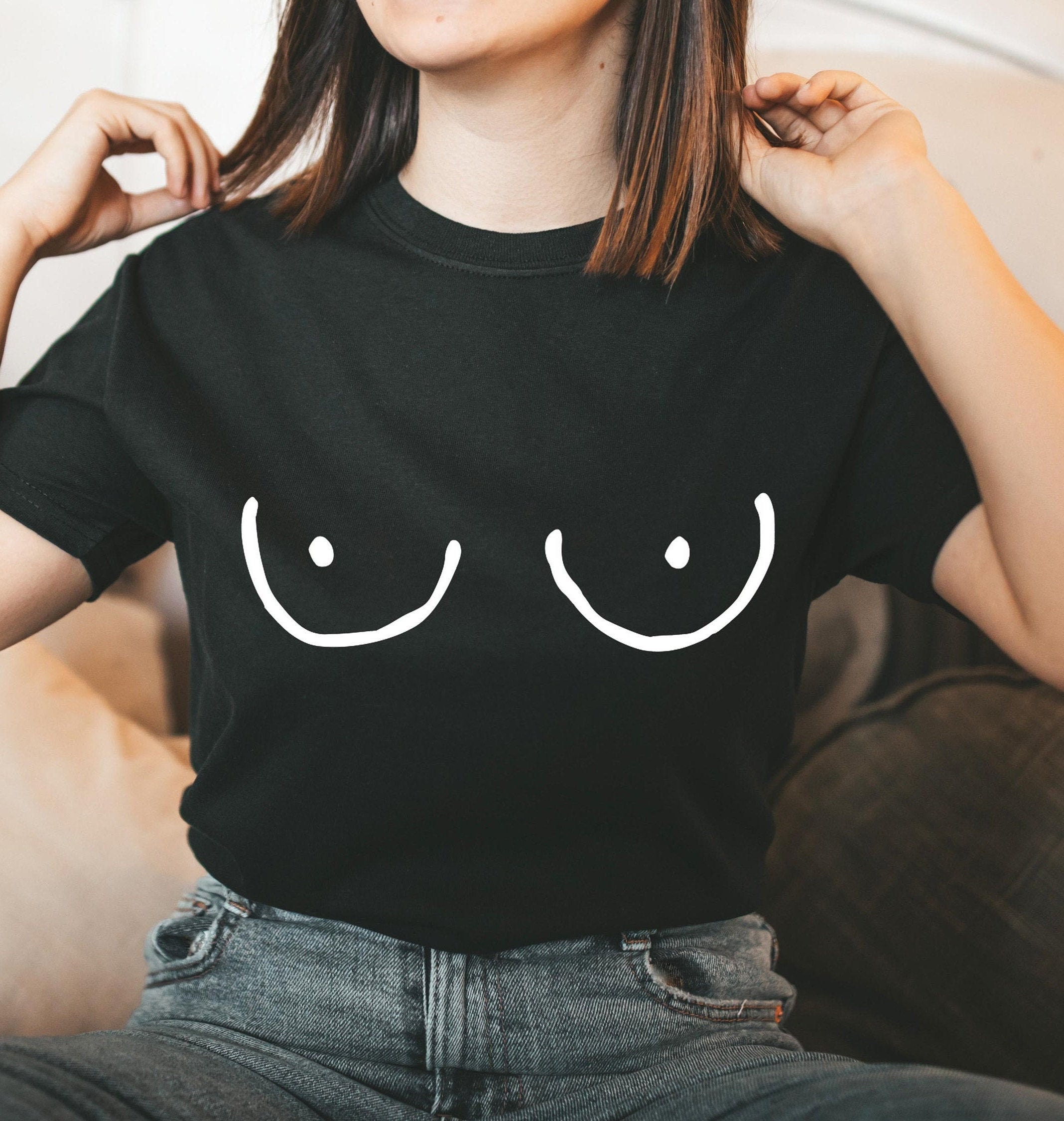 Brilliant Breasts Women Tops Feminist T Shirt Boob Body Positive Girl Power  Positivity Breastfeeding Funny Graphic Cute Kawaii Tees From Nickkyo010,  $29.61