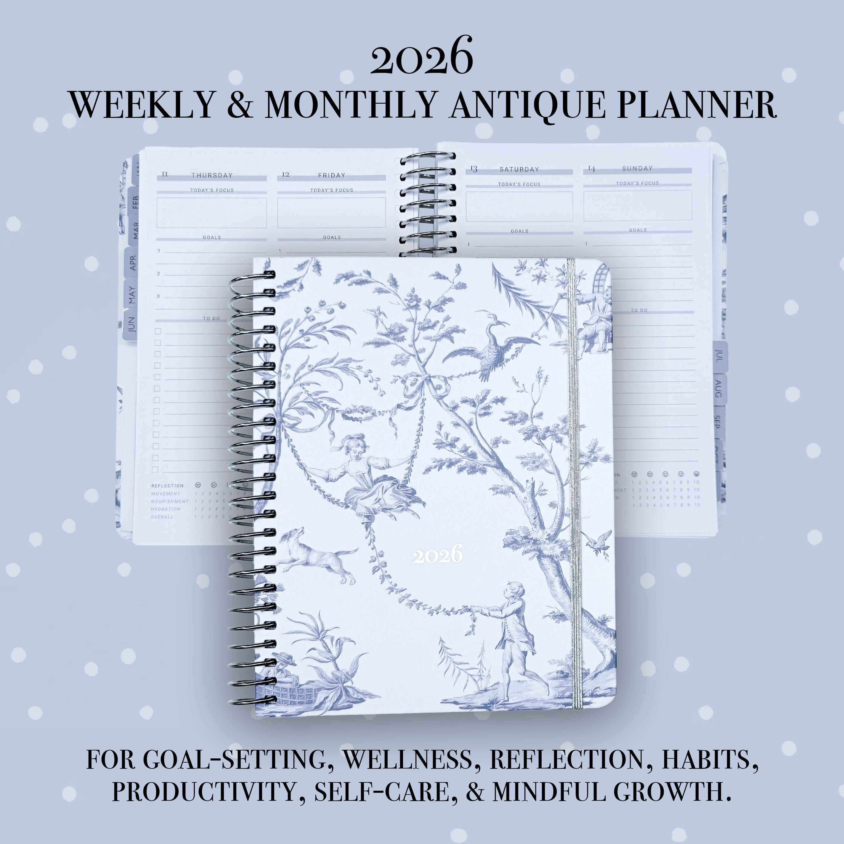 Aazon.co: 2025-2026 Onthly Planner: Large Print Two Year (January - View #10