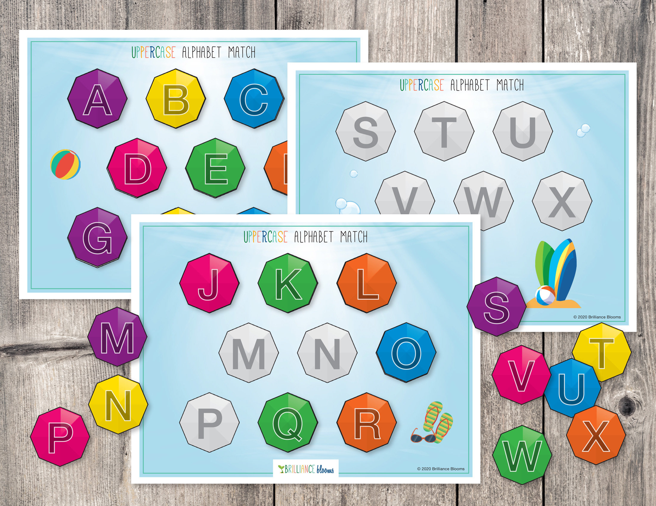 Printable Toddler Busy Book, Ocean Busy Book, Quiet Workbook, Ocean ...