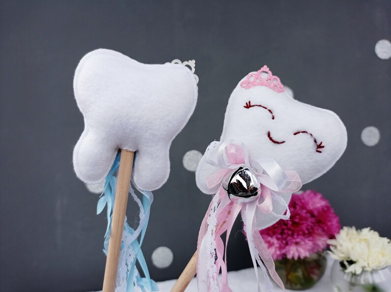Tooth Fairy Wand with bell Magic wand for girl stuffed Etsy