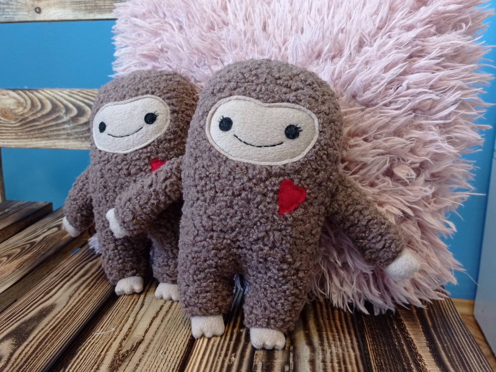 BigFoot toy Sasquatch plush stuffed animal monster toy Yeti Etsy