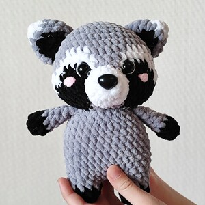 Raccoon plush, raccoon pluch toy