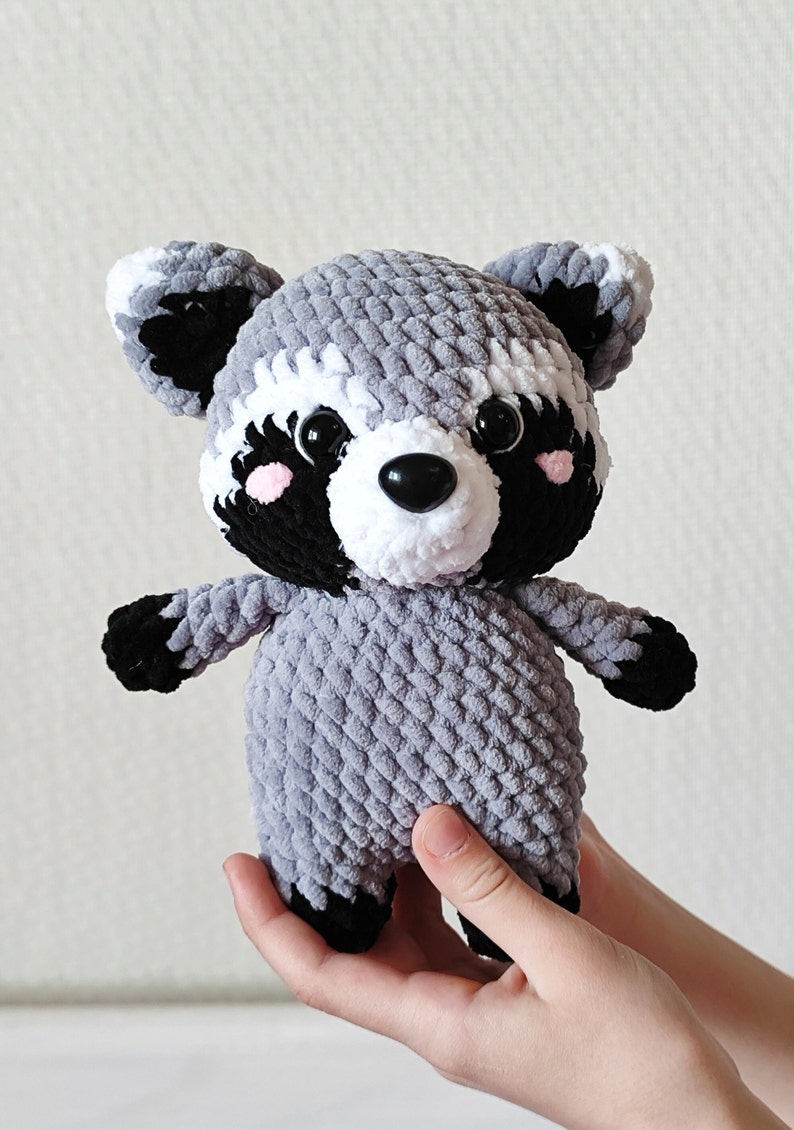 Raccoon plush, raccoon pluch toy