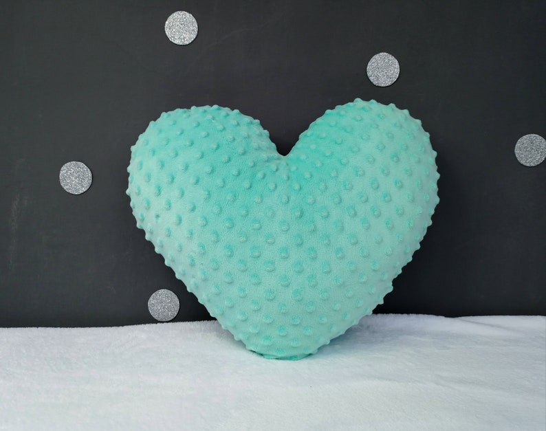 Big Heart Pillow Cute Valentine Gift Romantic Present Etsy