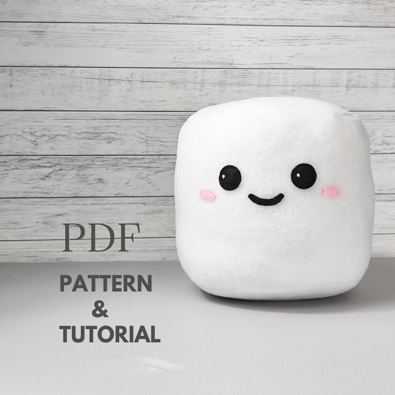 Mashmallow Pattern Marshmallow Plush - Etsy
