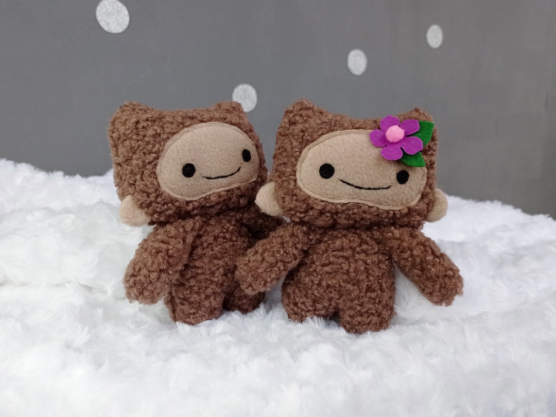 Bigfoot Plush Squatch Toy, Stuffed Animal, Plush Monster Baby, Fabulous Bigfoot Newborn, Big