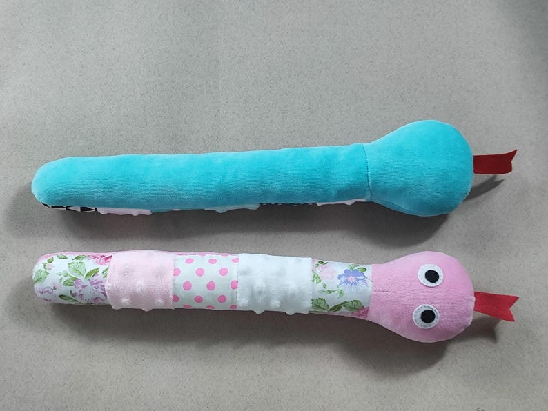 Snake Mini Pattern Patchwork Mini Snake Sewing Pattern PDF | Soft Toy Snake Tutorial ...