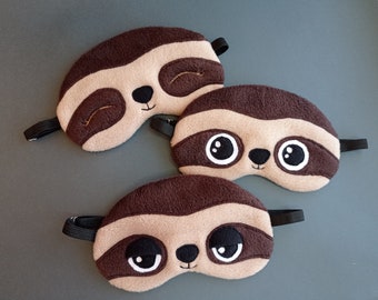 Sloth Sleep mask ~ funny eye mask~ Blindfolds~ liver sloth ~ Gift Pajamas ~ sleep mask relax ~ cute sleeping mask for kids & adults