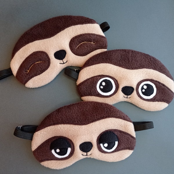 Sloth Sleep mask ~ funny eye mask~ Blindfolds~ liver sloth ~ Gift Pajamas ~ sleep mask relax ~ cute sleeping mask for kids & adults