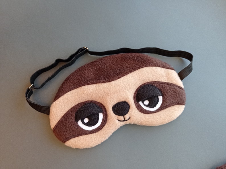 Sloth Sleep Mask Funny Eye Mask Blindfolds Liver Sloth Etsy