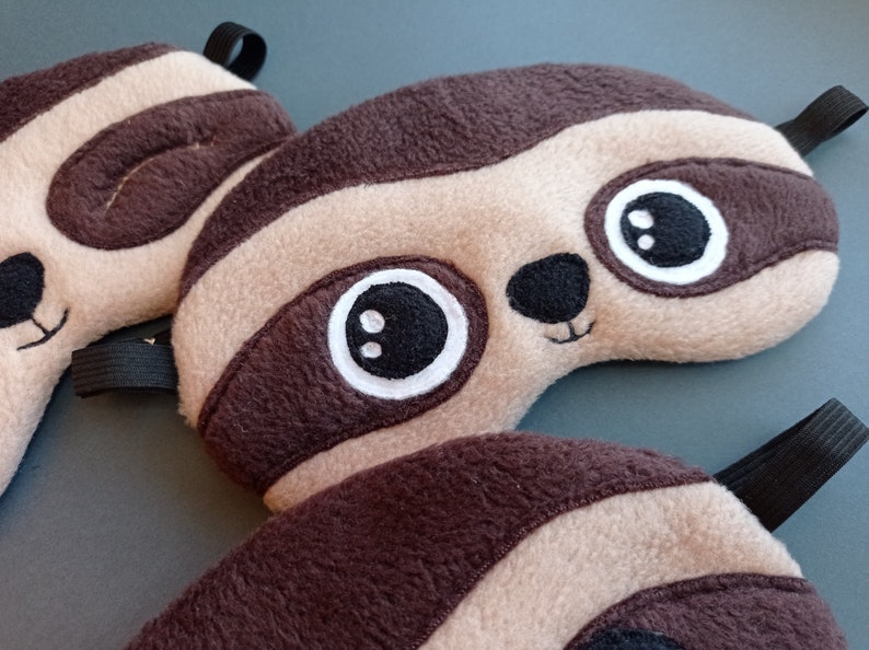 Sloth Sleep Mask Funny Eye Mask Blindfolds Liver Sloth Etsy