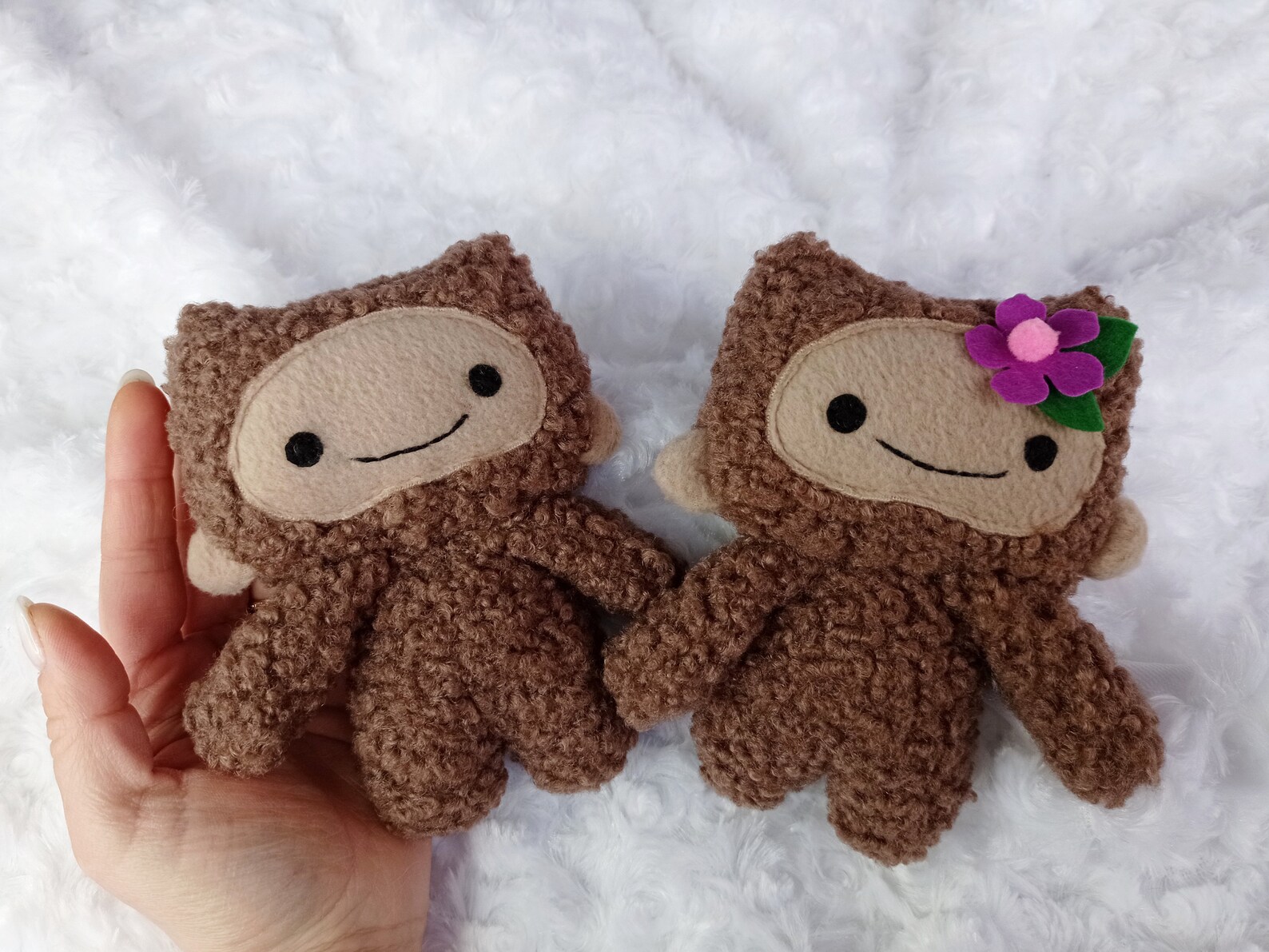 Bigfoot Plush Squatch Toy Stuffed Animal Plush Monster Baby Etsy UK