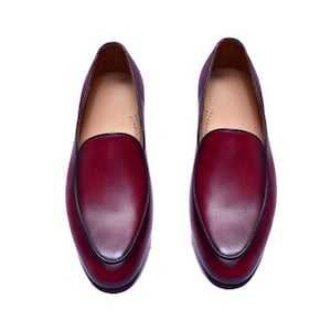 Handmade Leather Penny Loafers | Men's Slip-On Dress Shoes