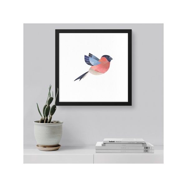 Finch, Small bird wall art