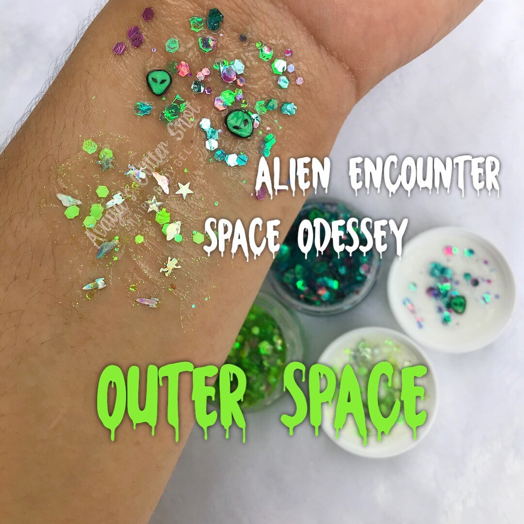 Outer Space Glitter Gel