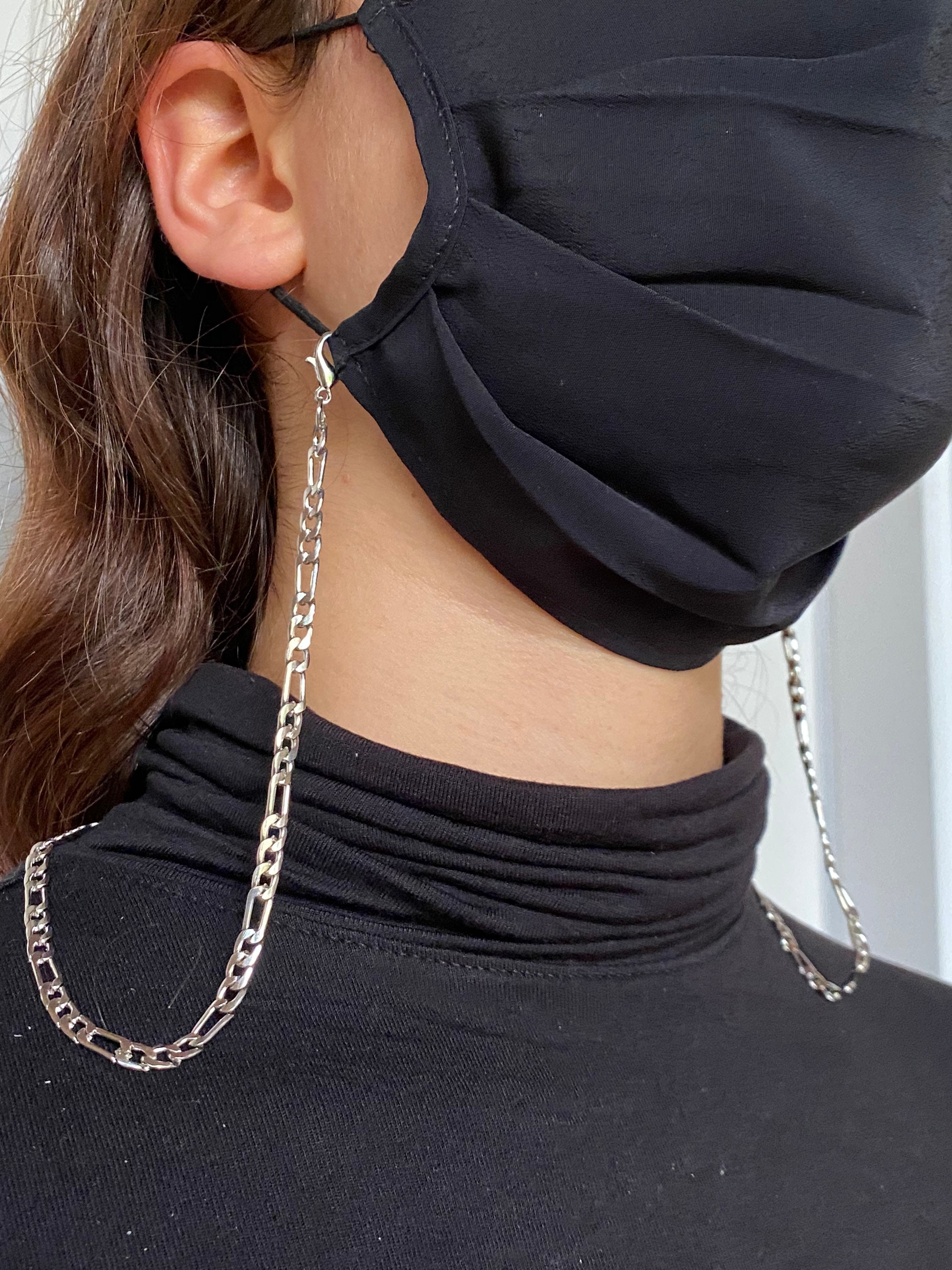 Silver Mask Chain Golden Mask Chain Etsy