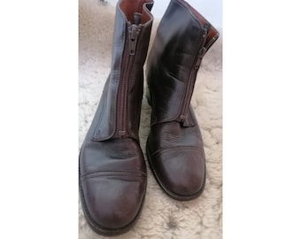 Vintage Damen Stiefeletten Fußkettchen fußkettchen eu40.5 uk7 us9.5