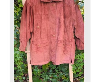Leather coat y2k parka unisex batwing arm coat oversized grunge jacket