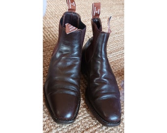 R.M WILLIAMS brown chelsea boots vintage ankle boots sz6.5