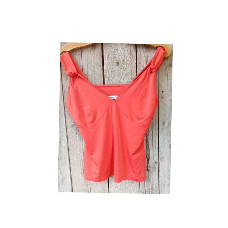 Jupe Crayon Orange Louis Feraud Pour Femme - Taille 16 - Occasion état Neuf