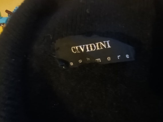 Vintage Cividini cashmere mini dress long blouse … - image 2