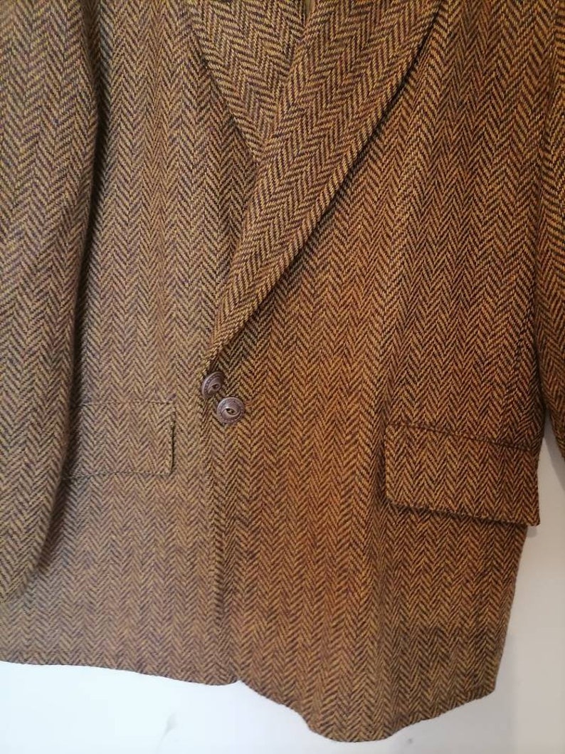 Wool Herringbone Spotted Jacket