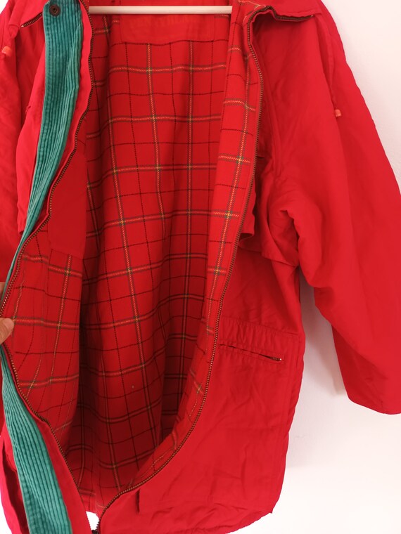 Vintage pennyblack jacket max mara parka red wind… - image 5
